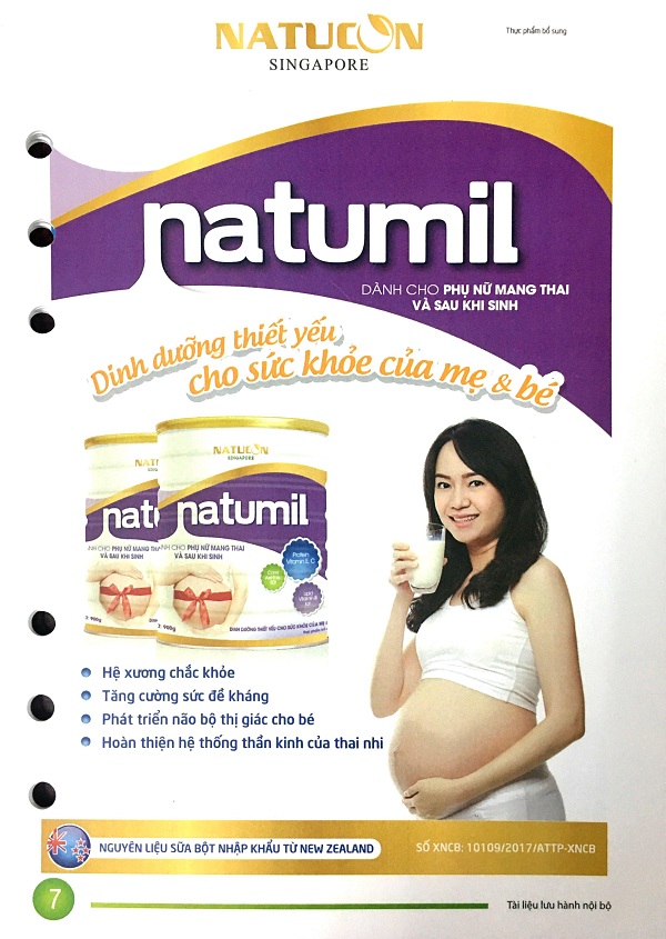 Sữa Natumil dành cho phụ nữ mang thai và sau khi sinh